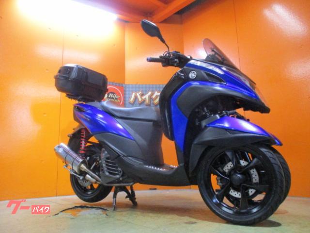 トリシティ１５５　ＡＢＳ　２０１８年ブルーコアエンジン　ＳＰ忠雄マフラー　ＥＴＣ　ＹＳＳリアサス　リアキャリア