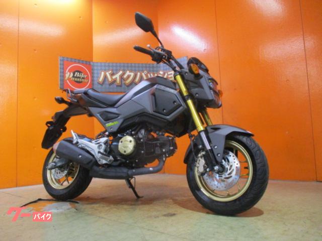 グロム　２０１８年四角目モデル　純正フォールディングスキー　追加メットホルダー　マットアクシスグレーメタリック　純正フルノーマル車