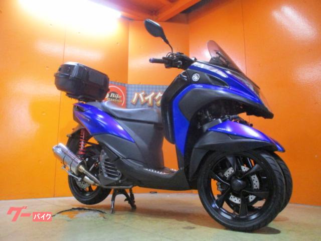トリシティ１５５　ＡＢＳ　２０１８年ブルーコアエンジン　ＳＰ忠雄マフラー　ＥＴＣ　ＹＳＳリアサス　リアキャリア