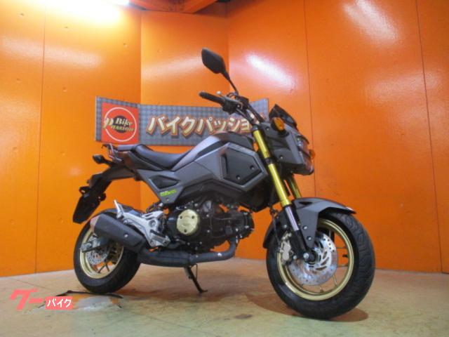 グロム　２０１８年四角目モデル　純正フォールディングスキー　追加メットホルダー　マットアクシスグレーメタリック　純正フルノーマル車