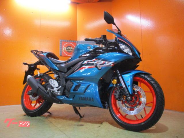 ＹＺＦ−Ｒ２５　ＡＢＳ　２０２１年倒立フォークモデル　社外キャリア　シアンメタリック　純正鍵２本　純正フルノーマル車両