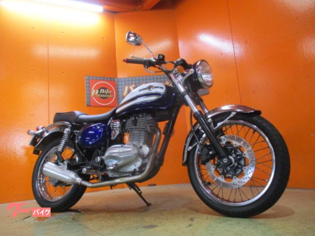 エストレヤ 2013年FI キャンディーミスティックブルー スーパートラップマフラー