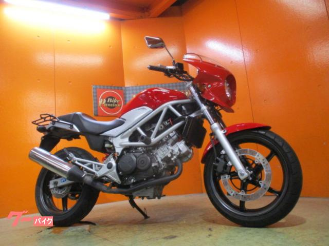 ＶＴＲ２５０　２００９年Ｆｉ　ビキニカウル　ＥＴＣ　エンジンスライダー　社外キャリア　アジャスター機能付社外レバー　ブレースバー