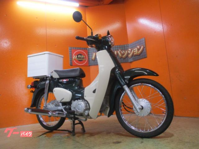 スーパーカブ５０　２０１８年　国内製造丸目ＡＡ０９モデル　ビジネスＢＯＸ　タスマニアグリーンメタリック　純正フルノーマル車両