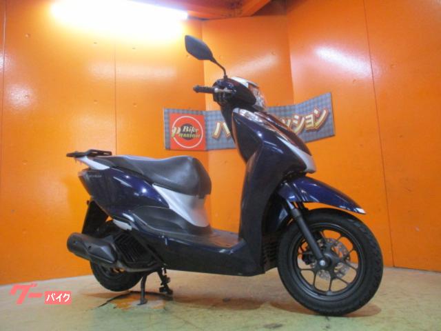 リード１２５　２０２２年電子キーモデル　ナイトタイドブルーメタリック　電子キー２本　純正フルノーマル車両