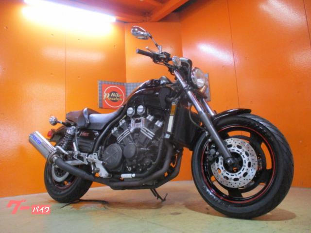 ＶＭＡＸ　２００８年ファイナルエディション　ＯＶＥＲマフラー　ブラックフレア