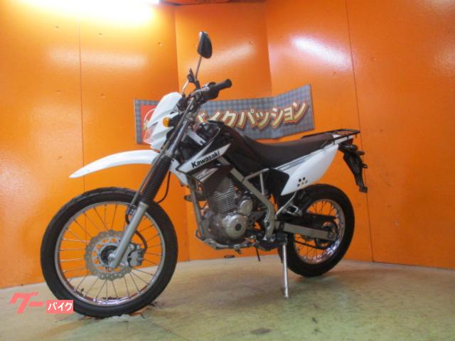 カワサキ KLX125 2011年 ブライトホワイト 社外キャリア