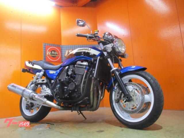 ZRX1100 丸目仕様 デビルマフラー ハイスロ 前後ホイールオールペン フェンダーレス ファイナルエディション