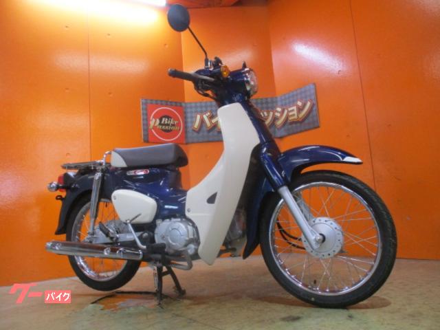 スーパーカブ１１０　２０１８年　国内製造ＬＥＤ丸目モデル　オプションバー　ＵＳＢ電源　アーベインデニムブルーメタリック