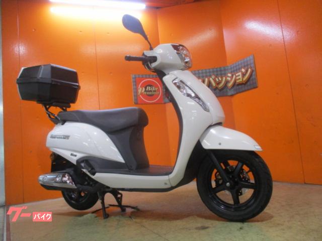 アドレス１２５　２０２３年ＤＰ１２Ｈモデル　社外キャリア　ＧｉｖｉＲＢＯＸ　純正鍵２本　純正フルノーマル車両