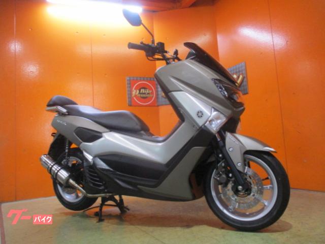 ＮＭＡＸ　ＡＢＳ　バーハン　ビームスステンレスフルエキマフラー　シーシーバー付バックレスト