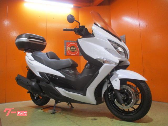 バーグマン４００　ＡＢＳ　２０１７年モデル　２．０ＥＴＣ　社外キャリアＲＢＯＸ　純正鍵２本　純正フルノーマル車両