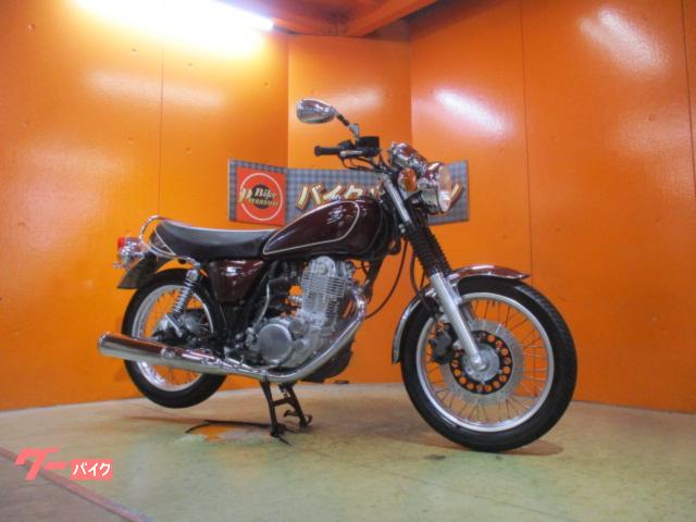 SR400 2014年インジェクションモデル 2.0ETC USB電源 サイドバッグステー ダークグレーイッシュレッドメタリック3