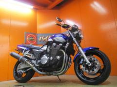 ヤマハ　ＸＪＲ１３００　２００２年　ストライカーフルエキマフラー　社外ウインカー　フェンダーレス　ディープパープリッシュブルーメタリック