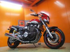 ヤマハ　ＸＪＲ１３００　２００４年マイナーチェンジ後赤キーモデル　ビビットレッドカクテル　各所メッシュホース　ビキニカウル　エンジンガード