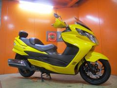 スズキ　スカイウェイブ２５０　タイプＭ　２００８年後期モデル　スロットルシフト搭載　電子キー２本　ナックルガード　バックレスト　ノーマル車