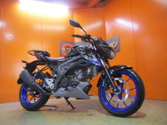 スズキ　ＧＳＸ−Ｓ１２５　ＡＢＳ　２０２１年モデル　社外キャリア　タイタンブラック　純正鍵２本　純正フルノーマル車両