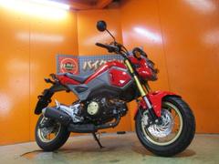 ホンダ　グロム　２０１８年ＪＣ７５モデル　純正フォールディングスキー　社外キャリア　パールバレンタインレッド　純正フルノーマル車両