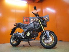 ホンダ　グロム　２０１８年ＪＣ７５四角目モデル　純正ＬＥＤ　社外キャリア　マットアクシスグレーメタリック　純正鍵２本　純正フルノーマル車両