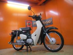 ホンダ　スーパーカブ５０　国内製造丸目ＬＥＤヘッドライト　タスマニアグリーンメタリック　純正鍵　純正フルノーマル車両