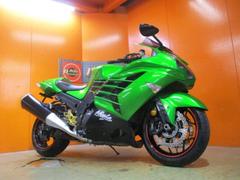 カワサキ　Ｎｉｎｊａ　ＺＸ−１４Ｒ　２０１２年　ゴールデンブレイズドグリーン　社外ステップ　シングルシートカウル　フェンダーレス