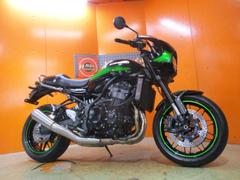 カワサキ　Ｚ９００ＲＳカフェ　ＡＢＳ　２０２５年ＺＲ９００Ｋモデル　　エボニーキャンディーライムグリーン　純正鍵２本　純正フルノーマル車両