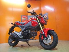 ホンダ　グロム　２０１６年四角目モデル　純正ＬＥＤ　純正フォールディングスキー　パールバレンタインレッド　純正フルノーマル車両