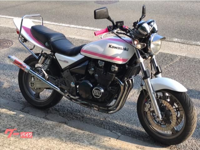 カワサキ ｚｅｐｈｙｒx ホワイトピンクタイガー ｃｂｘハンドル 羽テール ４ ２ １マフラー ｂｅｅｔ タンデムバー ｋｍｄ ｙｏｋｏｈａｍａｂａｓｅ ケイエムディ 新車 中古バイクなら グーバイク