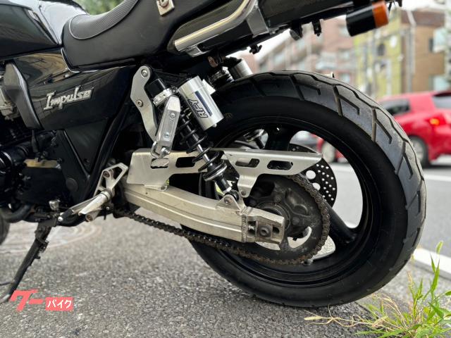 スズキ ＧＳＸ４００インパルス ブラック ＵＰハンドル バックステップ ＢＥＥＴフルエキ カーボン外装｜ＫＭＤ ＹｏｋｏｈａｍａＢａｓｅ  （ケイエムディ）｜新車・中古バイクなら【グーバイク】