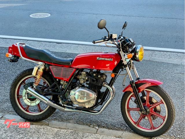 Ｚ２５０ＦＴ　レッドカスタム　ハーフペイントホイール　集合管　イエローレンズ
