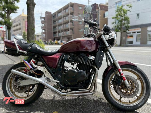 ＧＳＸ４００インパルス　ワインカラー　星形キャストホイール　ＵＰハンドル　バックステップ　スネーク管