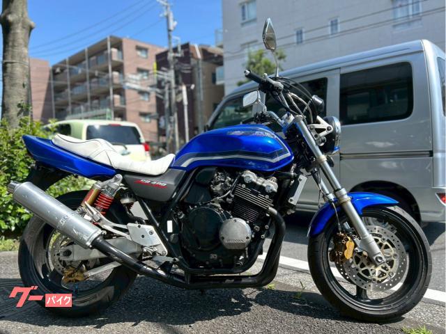 ＣＢ４００Ｓｕｐｅｒ　Ｆｏｕｒ　ＶＴＥＣ　アップハンドル　ホワイトタックロールシート　ウィンカー
