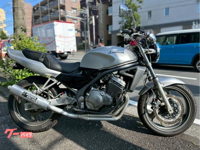 ＢＡＬＩＵＳ　シルバー　コンドルハンドル　ダイシンマフラー　メッシュブレーキホース