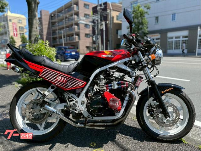 ＣＢＲ４００Ｆ　ブラックレッド　ＶＦハンドル　４−２−１マフラー　ＢＥＥＴ　タックロールシート　アルフィン　ＢＥＥＴテール