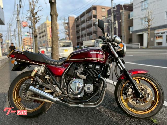 ＺＲＸ４００−II　ＫＺカラー　メッキカスタム　ＭＫ２テール　メッキ集合管　ＧＯＬＤホイール