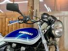 カワサキ ＺＥＰＨＹＲ４００　白青ボールカラー　Ｚ２外装　ＵＰハンドル　メッキフェンダー　集合管　タックロールシートの画像（神奈川県
