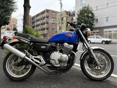 ホンダ　ＣＢ４００Ｆｏｕｒブルー　カスタムマフラー