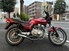 スズキ　ＧＳＸ２５０Ｅ　レッドカスタム外装カラー　新品リアショック　タックロールシート　集合管