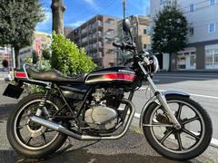 カワサキ　Ｚ２５０ＦＴ　ブラックレッド　メッキ集合管　タックロールシート