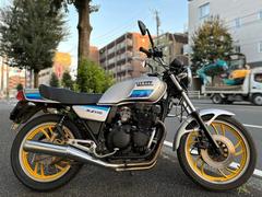 ヤマハ　ＸＪ５５０　キャブレターリペア済み　シルバーブルー　ゴールドホイール　Ｚ２ハンドル　カスタムシート