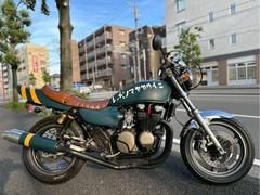 カワサキ　ＺＥＰＨＹＲχ　マットグリーン　左右２本だしマフラー　新品メーター　新品メッキフェンダー　セパハン　スモークテール