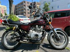 スズキ　ＧＳ４００　ブラックレッド　カスタムペイント　アップハンドル　エクセルリム　アルフィン　ハス切集合管　タックロールシート