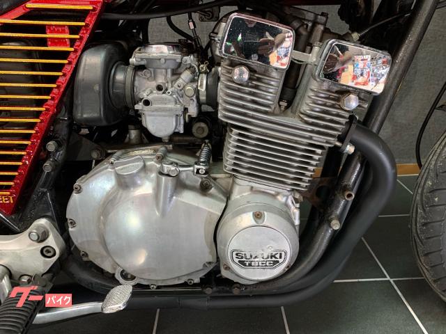 スズキ GSX400F 外装ラメNEWペイント アルフィン タック
