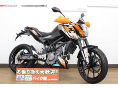 ＫＴＭ　１２５デューク／ＰＯＷＥＲパーツシート／フェンダーレス／ナックルガード／キーカード付き／スペアキー付き／１人乗り仕様／