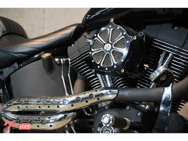 BSRABBIT ウィンドブレーカー XL ブラック HARLEY－DAVIDSON FXSTB ナイトトレイン