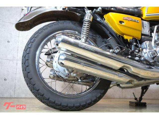 スズキ GT550 4本出しマフラー 純正キャブ スポークホイル