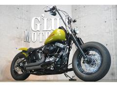 ＨＡＲＬＥＹ−ＤＡＶＩＤＳＯＮ　ＦＬＳ　ソフテイルスリム　サンダーＭＡＸ　ボバー　アーミーグリーン　バンスマフラー　ショートＲフェンダー　サイドナンバー