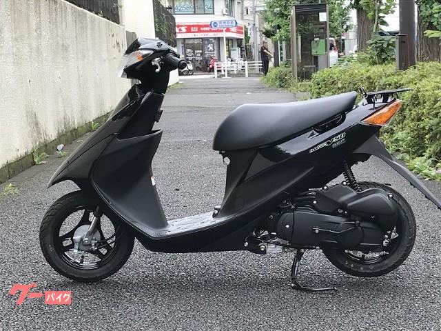 東京大塚発スズキ・アドレスv50 CA4AA 黒 現役バイク自賠責付き試乗も 