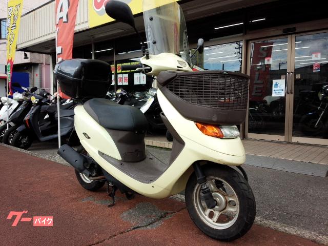 ホンダ ｄｉｏ チェスタ ４サイクル フロントバスケット リヤボックス付き クリーム アットバイク 新車 中古バイクなら グーバイク