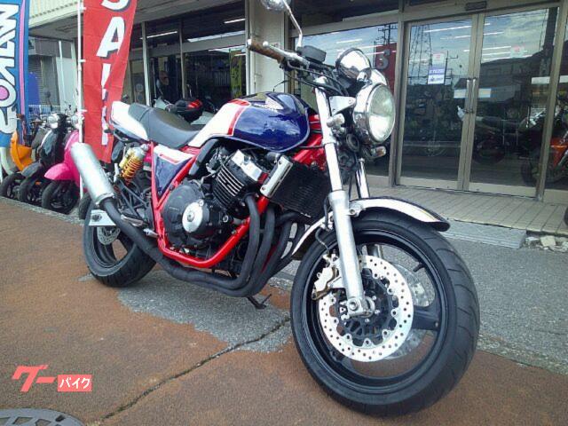 ＣＢ４００Ｓｕｐｅｒ　Ｆｏｕｒ　水冷４サイクル４気筒エンジン　メッキフェンダー　リヤフェンダーレス　ブルー＆ホワイト　ＣＢＸカラー